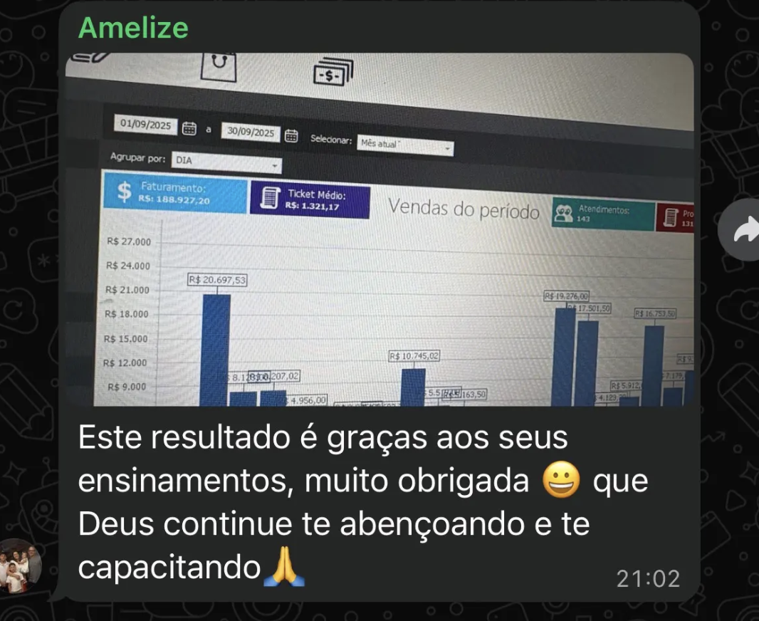 Depoimento de participante sobre o método